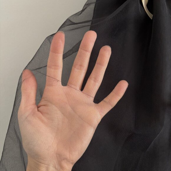 Girl's Black Tutu + Tights - Picture 4 of 10